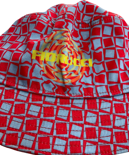 FIORUCCI Red And Purple Bucket Hat No Size