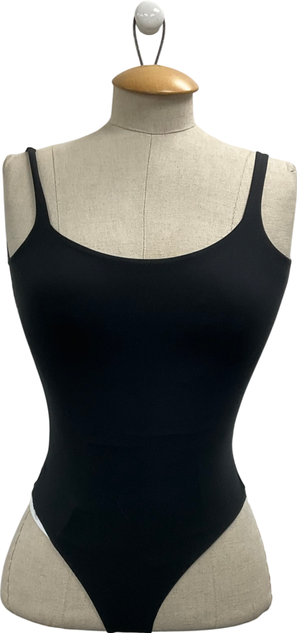 SKIMS Black Fits Everybody Square Neck Bodysuit UK M