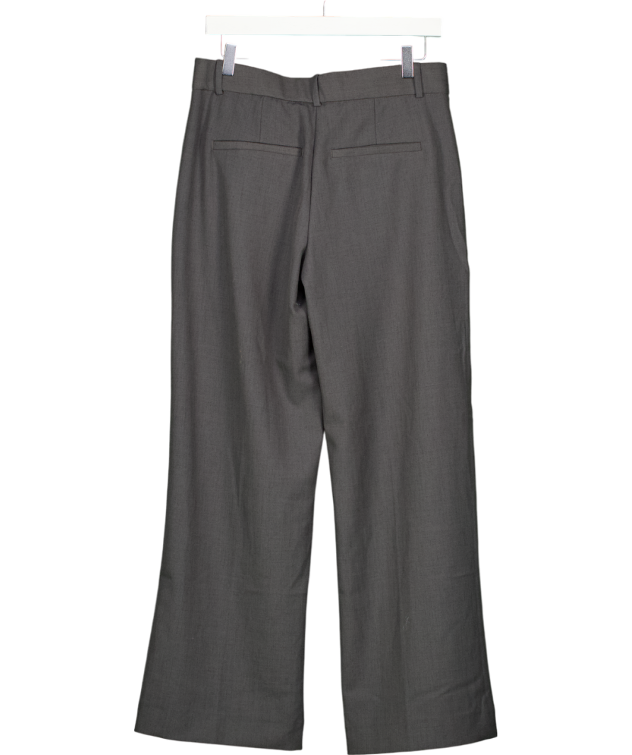 Abercrombie & Fitch Grey Sloane Tailored Wide Leg Trousers W27