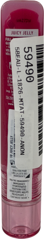 NYX Jelly Job, Full-bodied Shine Gloss, Lip-smoothing Shine Juicy Jelly 7.5ml