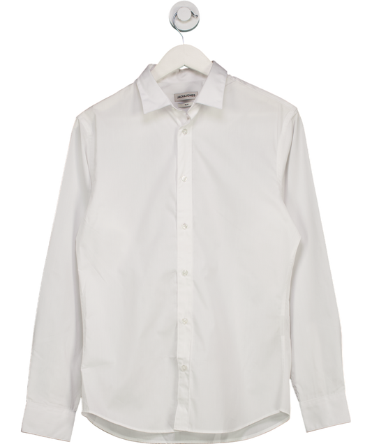 jack & jones White Slim Fit Dress Shirt UK XS