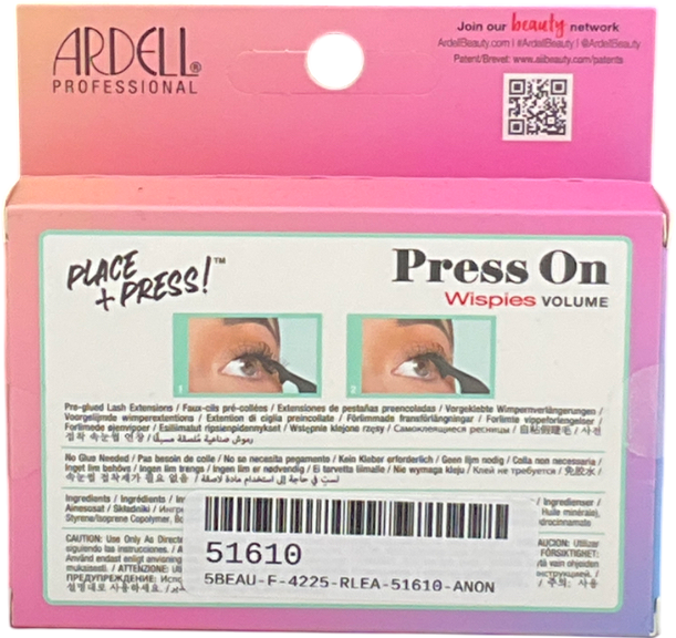 Ardell Press On Pre-glued Underlash Extensions One size