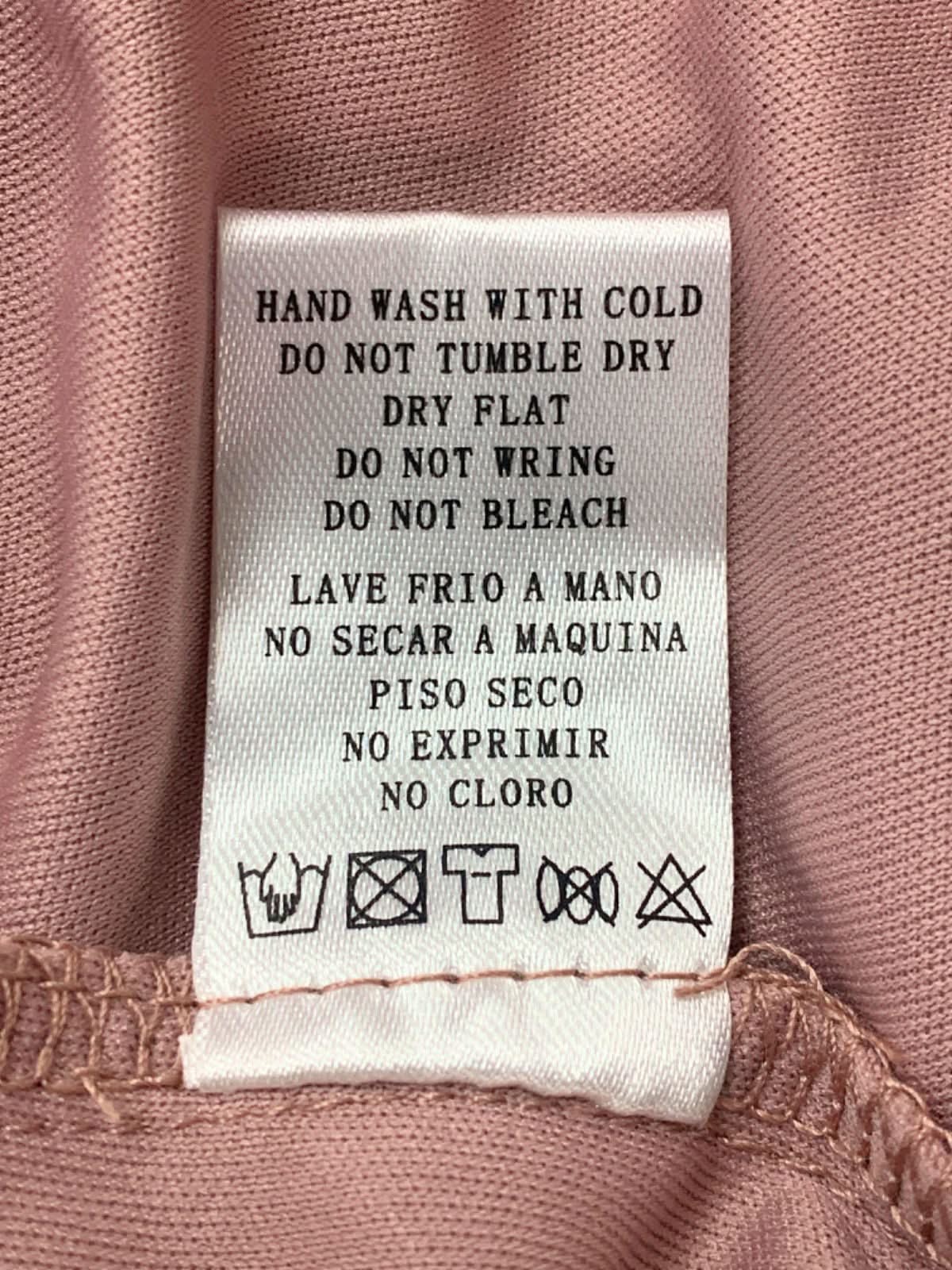 Fashion Nova Rose Gold Tiered Mini Dress XS