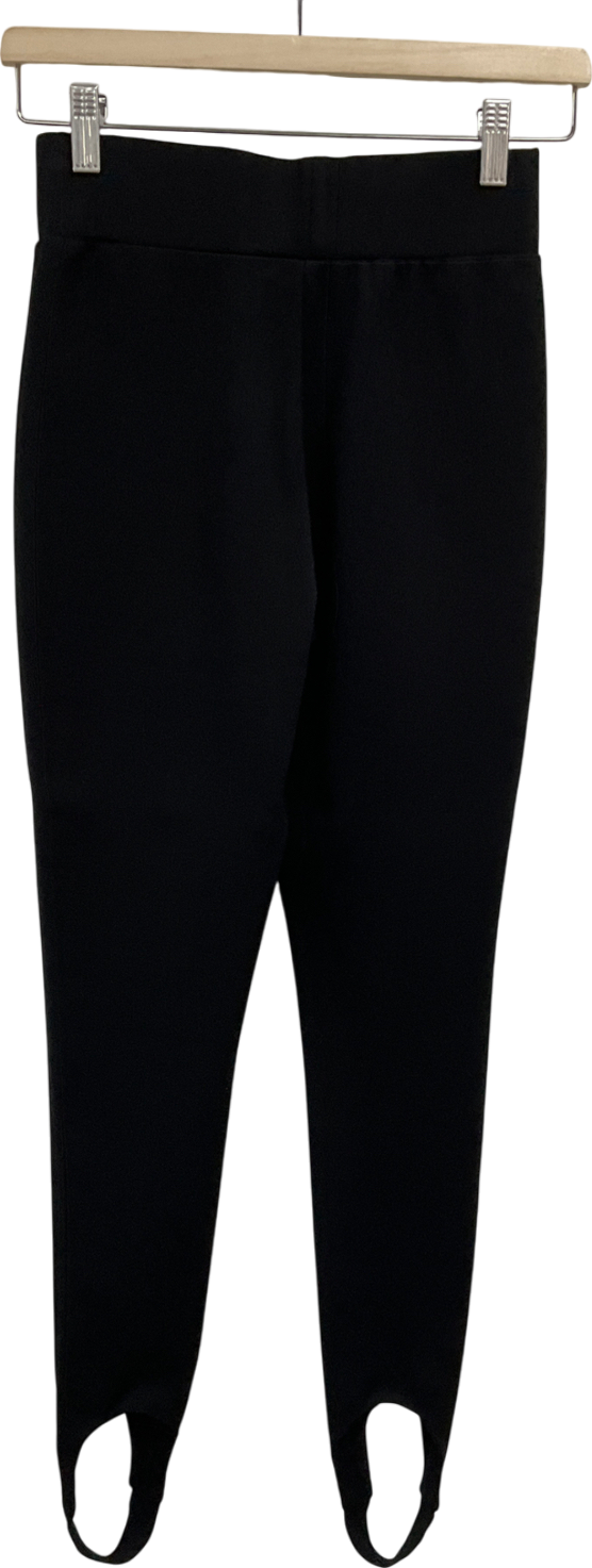 BOA Black Sculpting Leggings With Ankle Strap UK XS