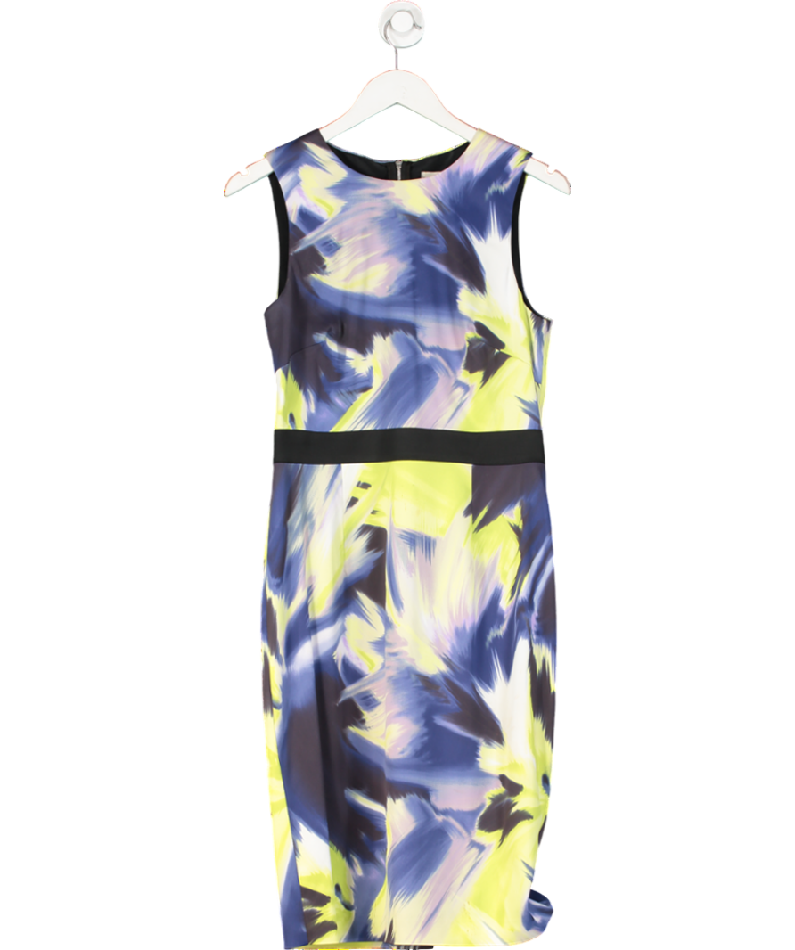 Karen Millen Multicoloured Sleeveless Midi Dress UK 14