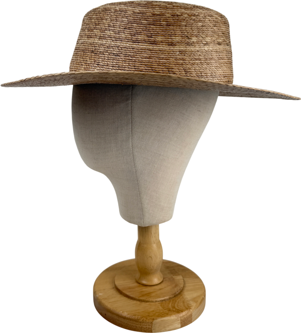 Lack Of Color Natural Palma Fedora Sunhat UK L/XL
