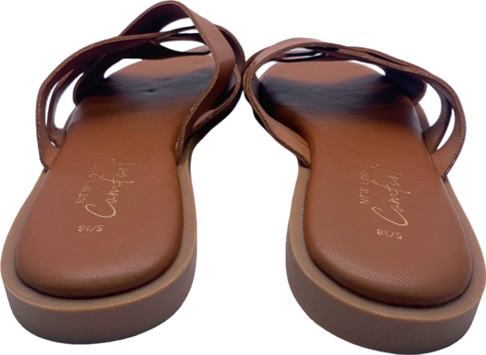 New Look Brown Comfort Sandals UK 5