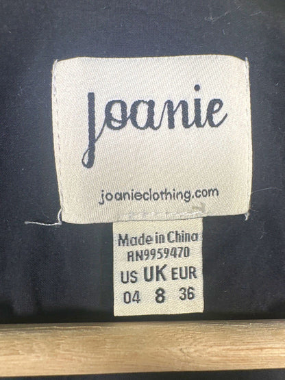 Joanie Black Bee Print Dress UK 8