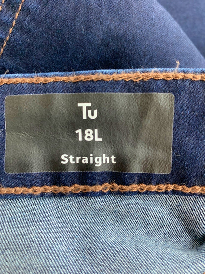 Tu Blue Straight Jeans UK 18L