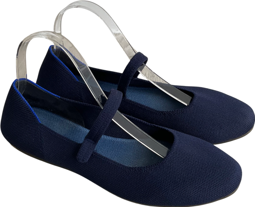Rothys Blue The Square Mary Jane UK 8 EU 41 👠