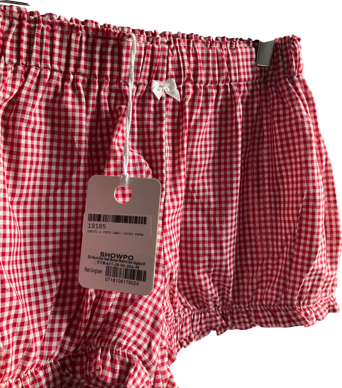 Birdies Red Elle Shorts-bow Detail Bloomer Shorts UK M