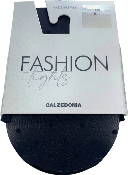 Calzedonia Black Fashion Tights Polka Dot T. 1/2 S