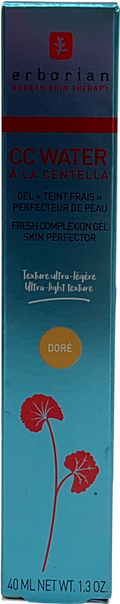 Erborian Cc Water – Lightweight Tinted Gel With Natural Dewy Finish Dore 40ml