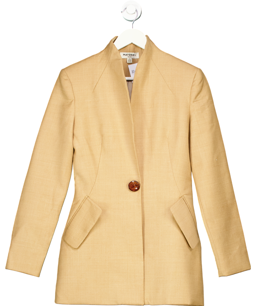 Materiel Tbilisi Beige Tailored Blazer UK S