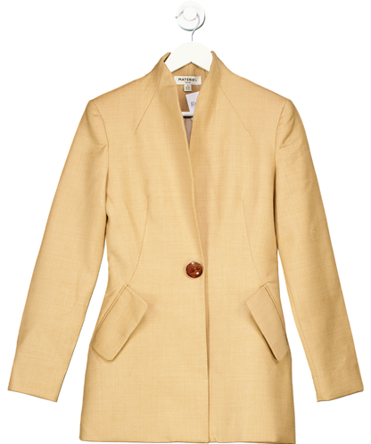 Materiel Tbilisi Beige Tailored Blazer UK S