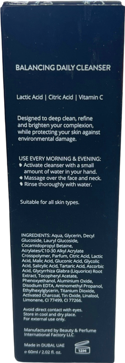 Obsidian Balancing Daily Cleanser  60ml