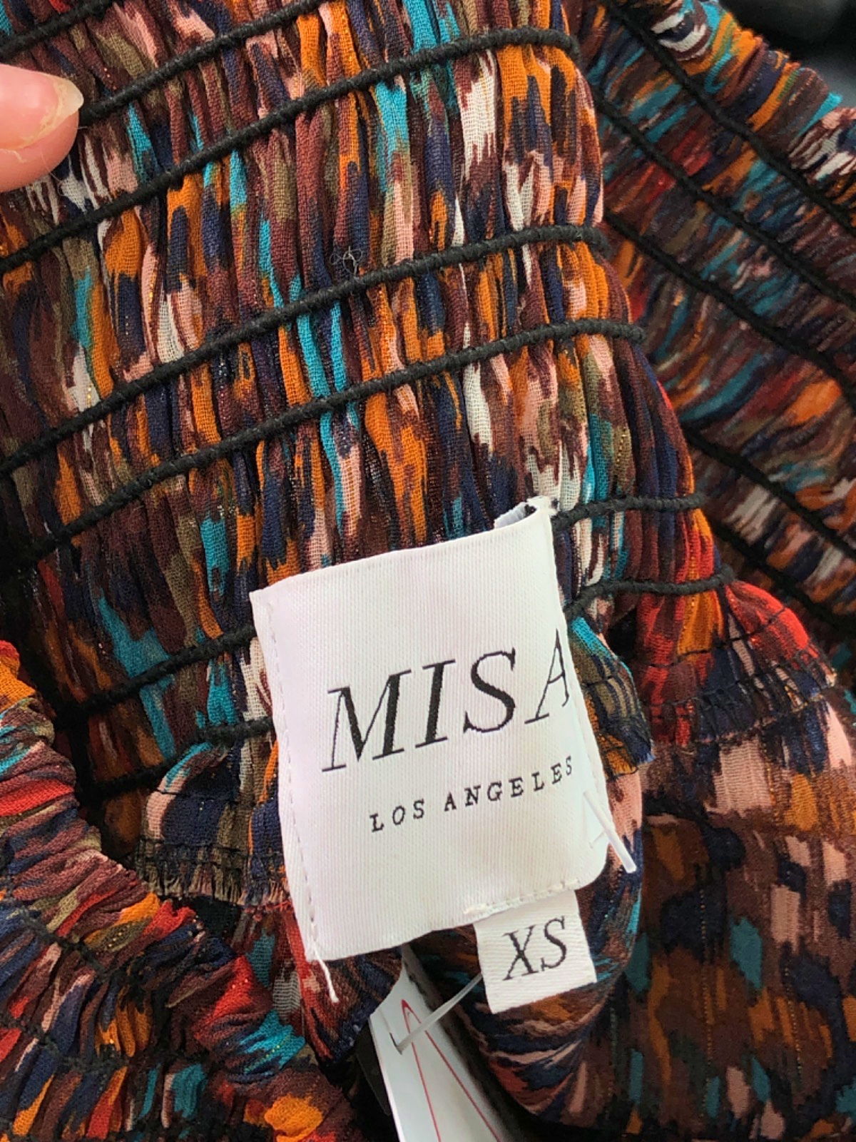 MISA Multicolour Patterned Skirt UK XS