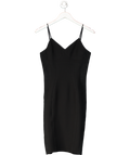 Faith Connexion Black Lace Panel Midi Dress UK 10
