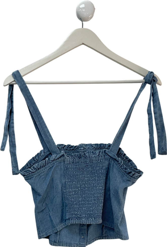 levis Blue Luciana Lightweight Blouse UK XS