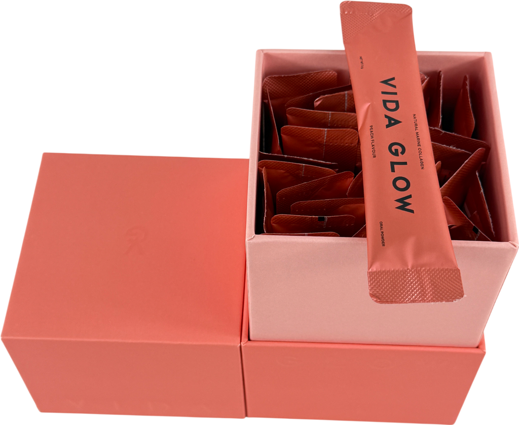 VIDA GLOW Marine Collagen Peach X30