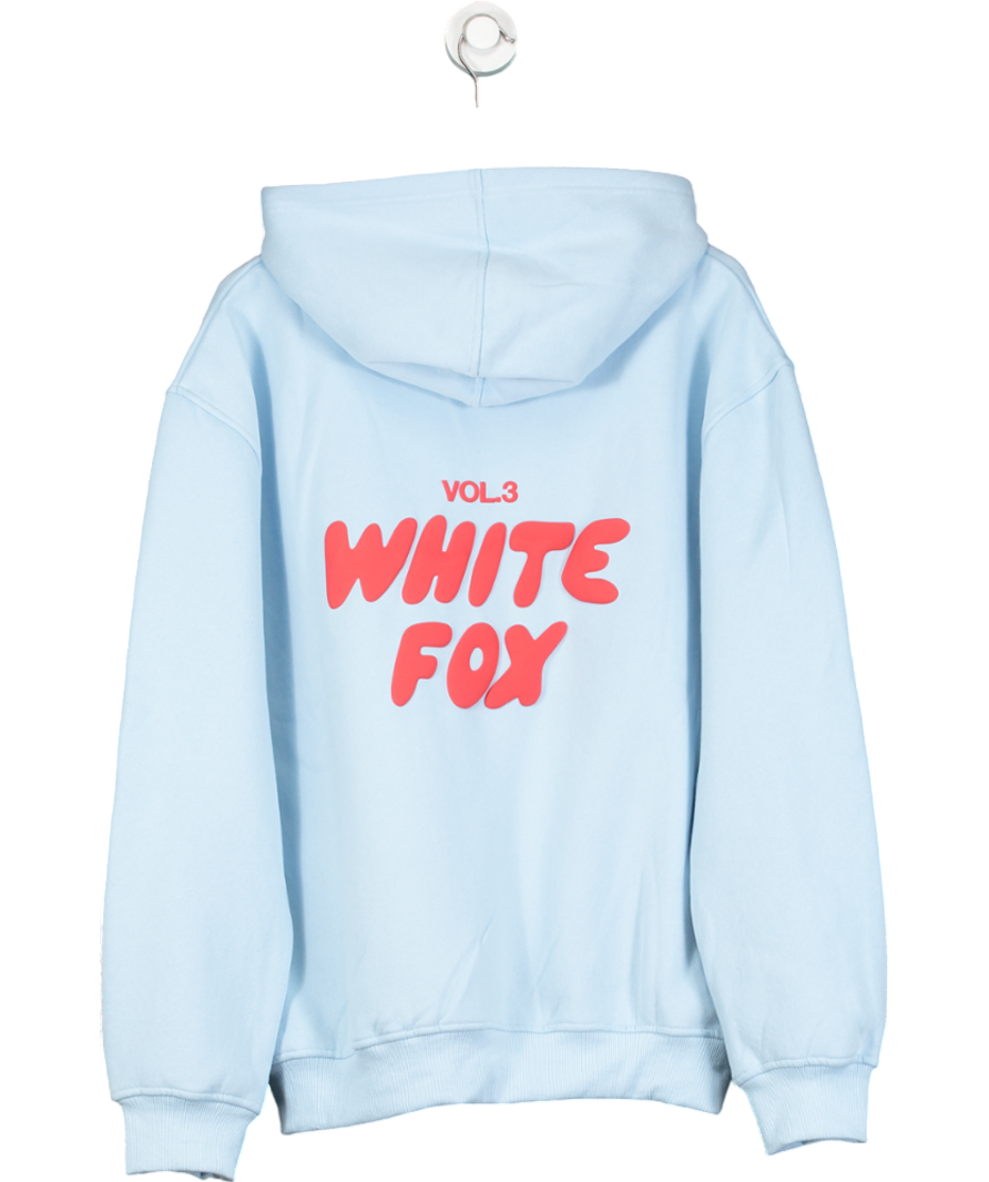 White Fox Blue Offstage Hoodie Ice Pop UK L/XL