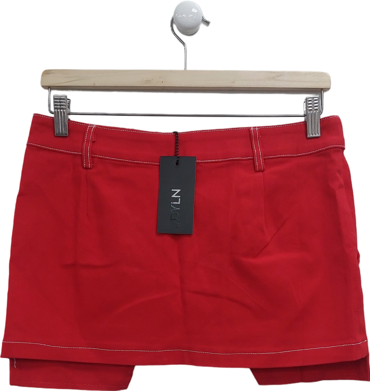 By Dyln Red Cooper Skirt UK S