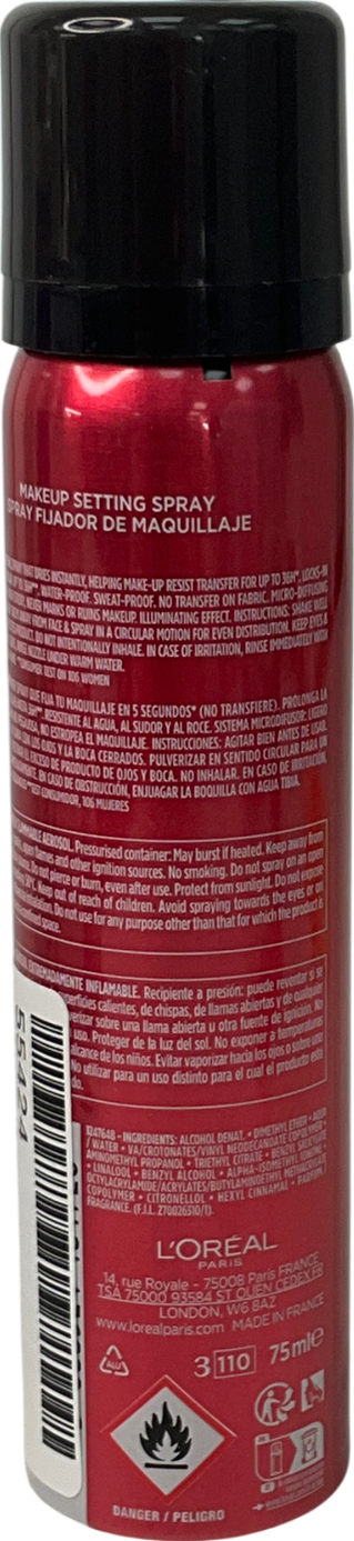 loreal 3-second Setting Spray 75ml