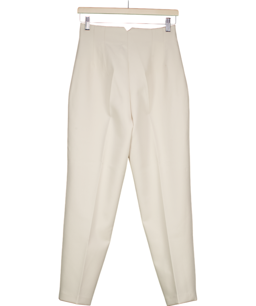 ZARA Beige Zara Tapered Trousers UK M
