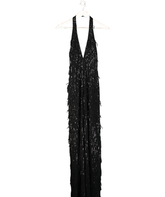 Nookie Black Karma Sequin Jumpsuit UK S