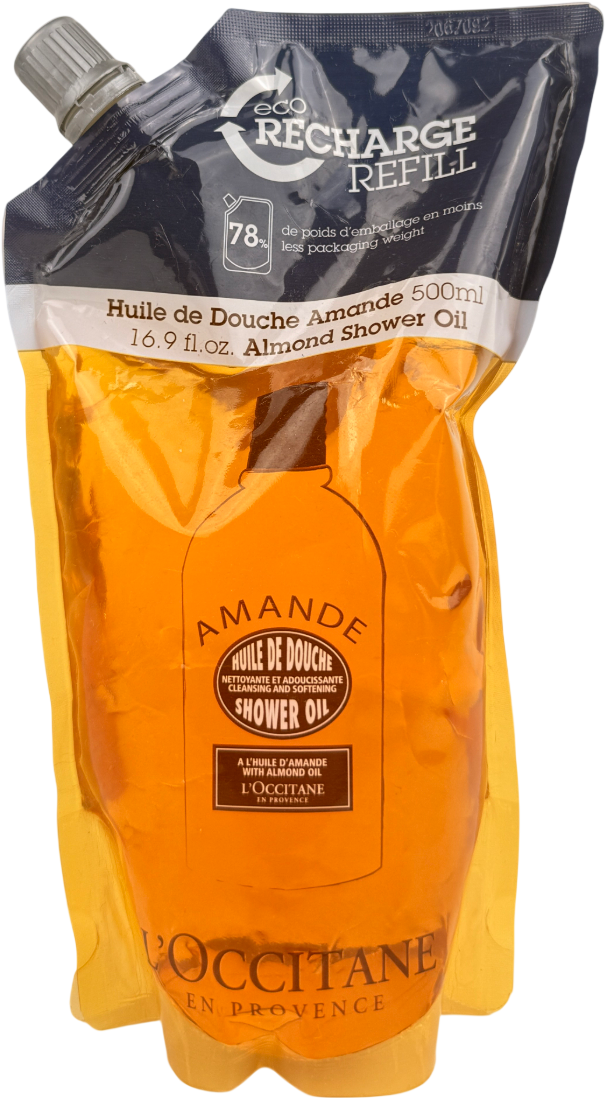L'occitane Shower Oil Almond Refill 500ml