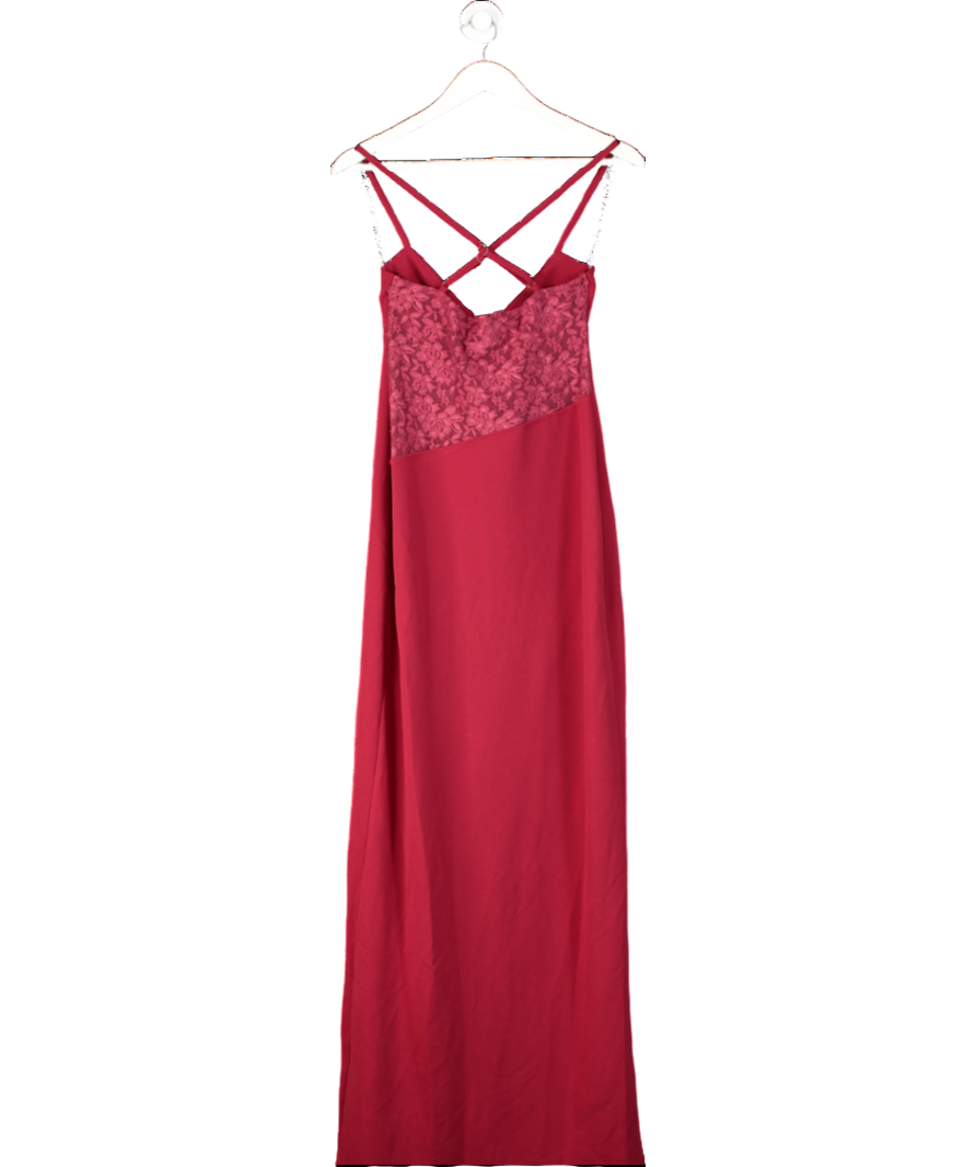 Peppermayo Red Heartbreaker Maxi Dress UK 10