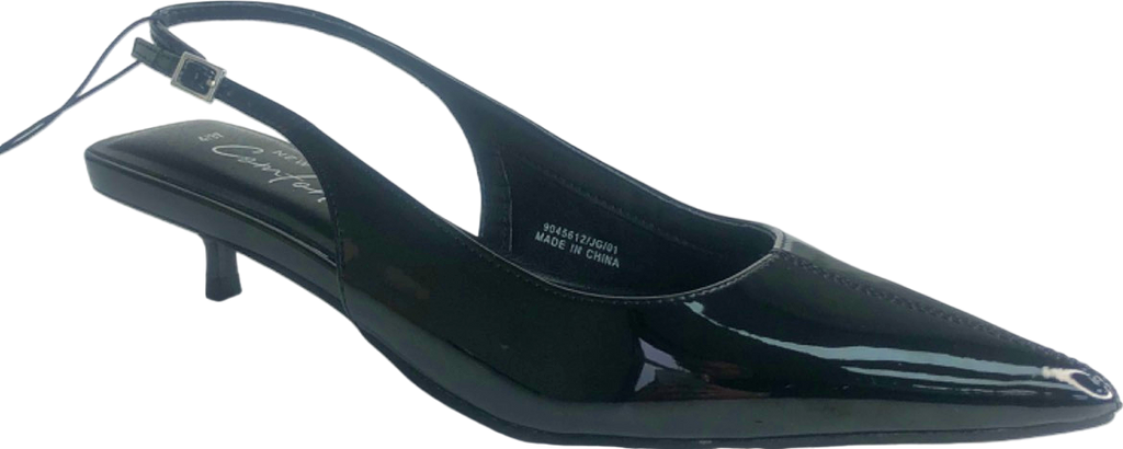 New Look Black Slingback Heels UK 4