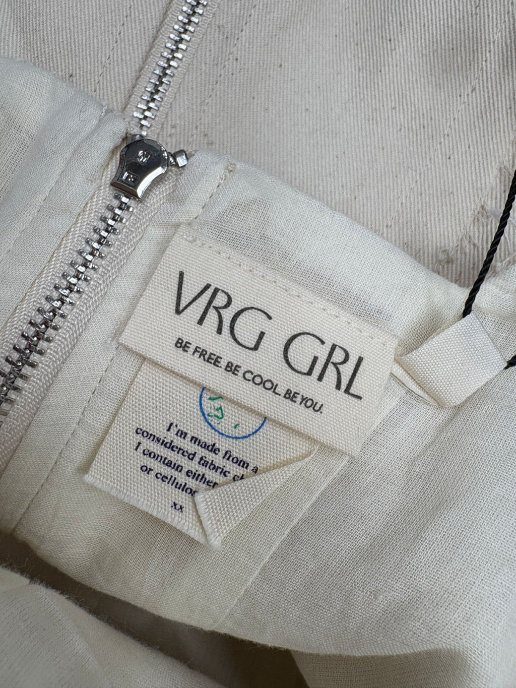 VRG GRL Beige Callie Top UK 8