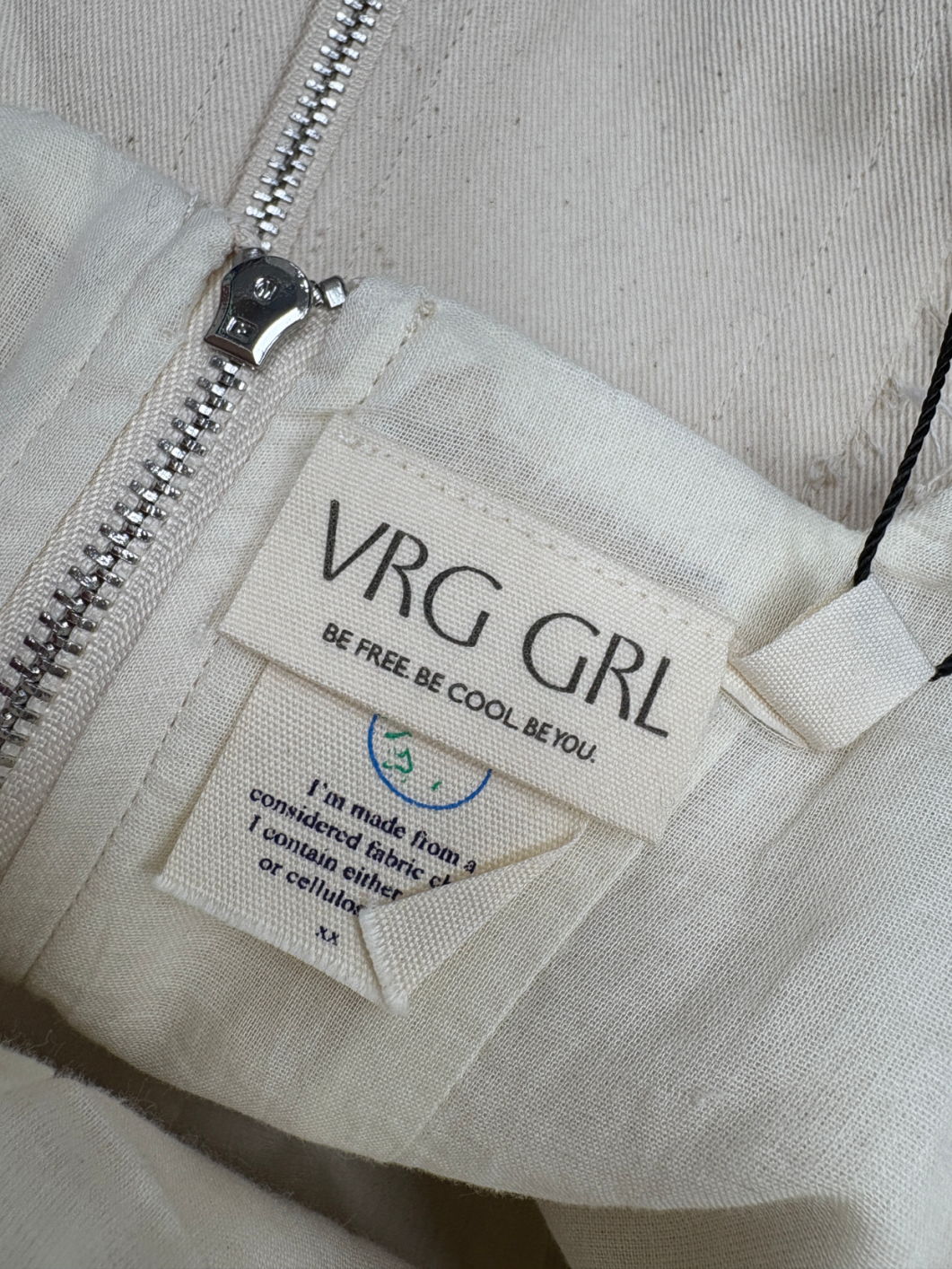 VRG GRL Beige Callie Top UK 8