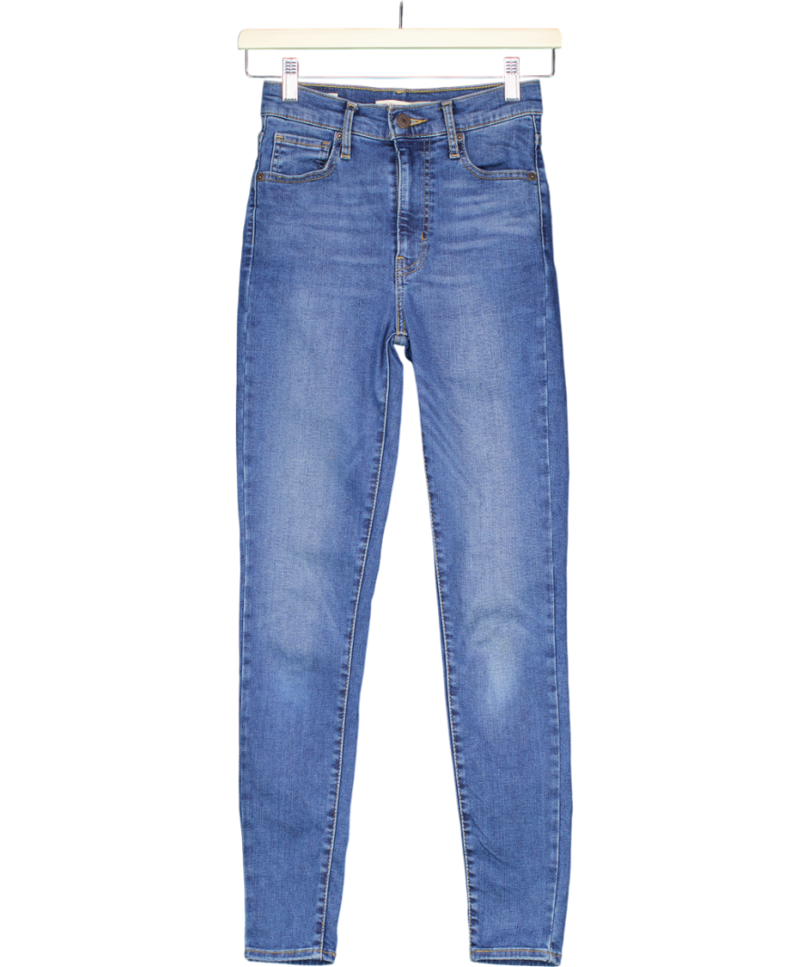 levis Blue Mile High Super Skinny Jeans W25