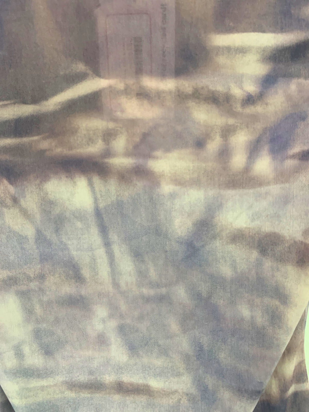 Diesel Grey Tie-Dye Long Sleeve Top UK S