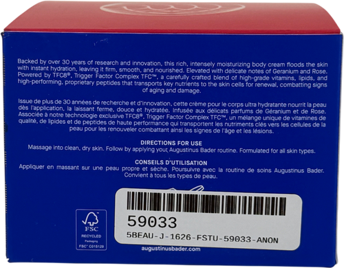 Augustinus Bader The Geranium Rose Body Cream 200ml