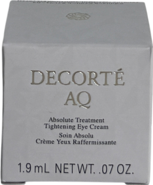 Decorte Aq Absolute Treatment Tightening Eye Cream 1.9ml