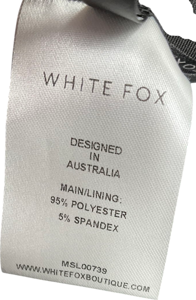 White Fox Black Looking For Me Top UK L