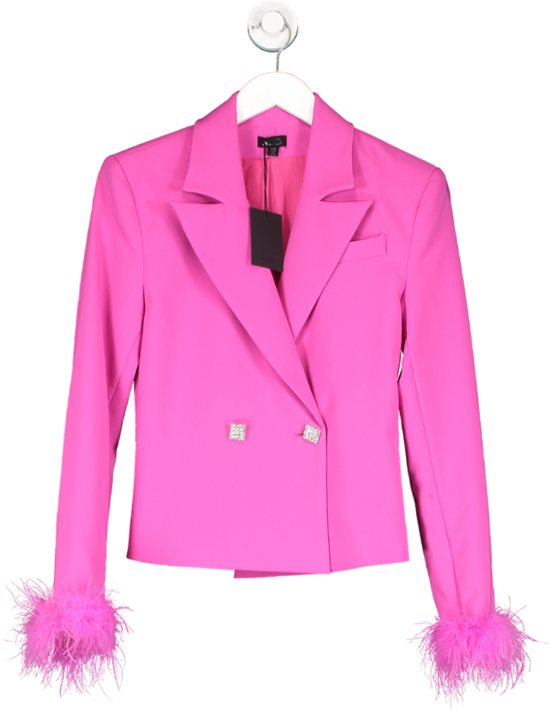 NBD Pink Elisha Blazer UK XXS