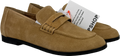 Topshop Beige Charlie Real Suede Flat Loafer In Camel UK 6 EU 39