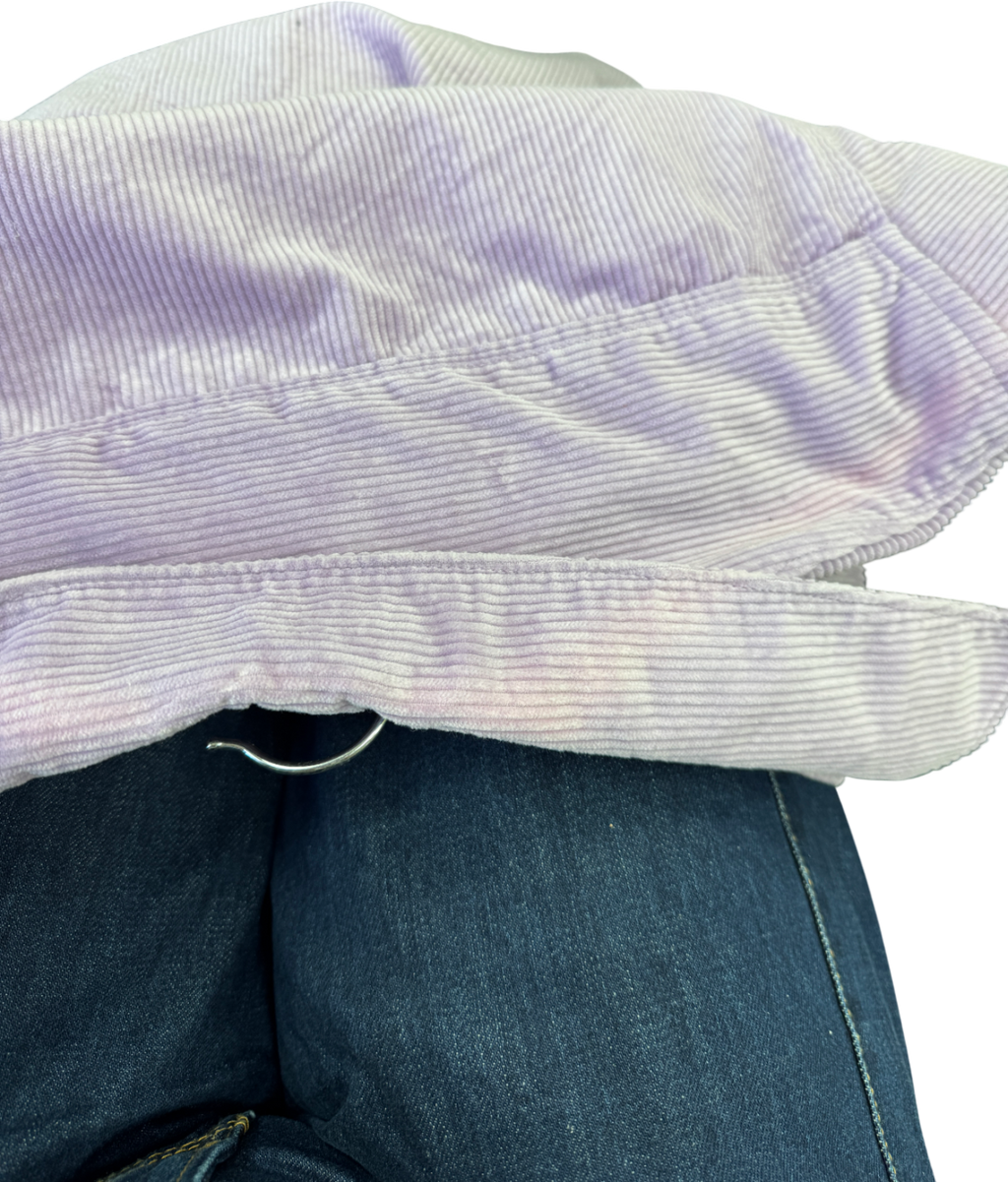 Acne Studios Purple Cotton-corduroy Overshirt Sz 48 Neck 15" UK S