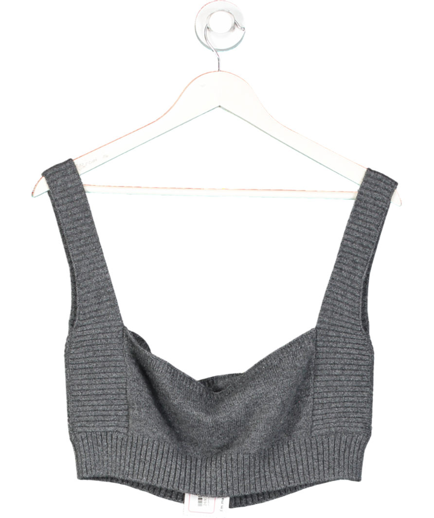 House of CB Grey Adhara Barley Natural Wool Bralette UK XL