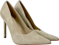 SIMMI Nude Oatmeal Suede Court Shoes UK 6 EU 39