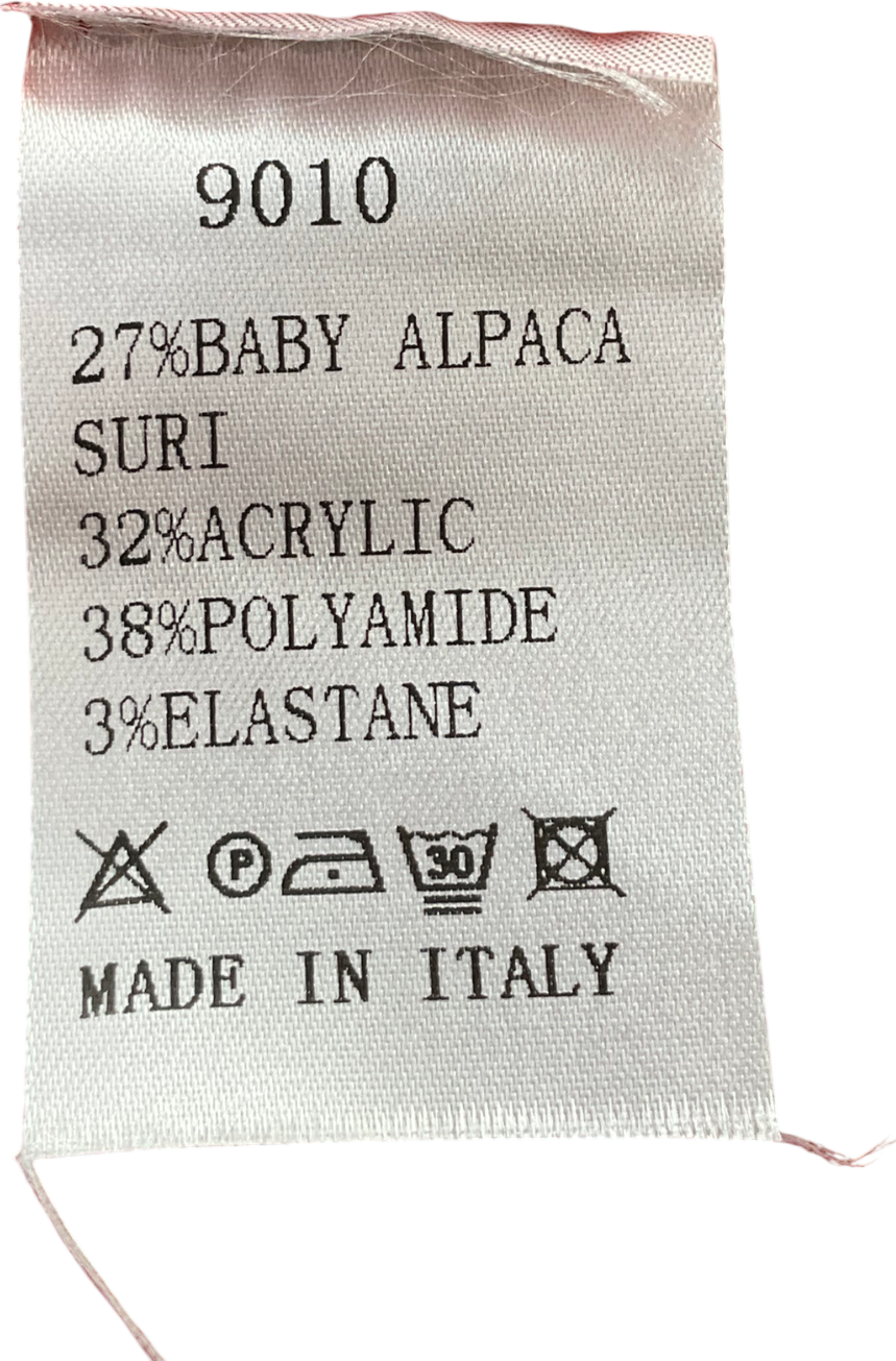 YLondon Orange Alpaca Jumper UK M