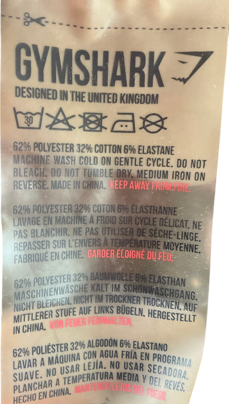 gymshark Black Essential 7" Shorts UK M