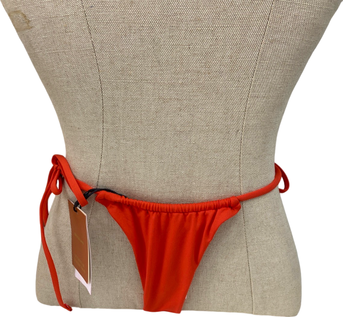 Mango Red Brazilian Swimwear Bottoms S