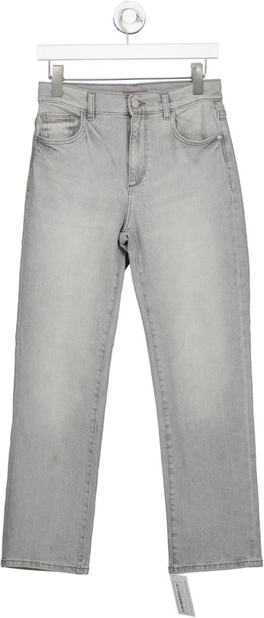 DL 1961 Grey Patti Straight High Rise Vintage Ankle Jeans W27