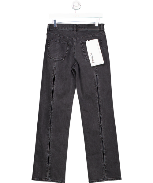 purple Black Slim Straight Back Cut Out UK S