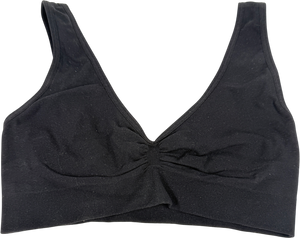 Commando Black Ballet Body Racer Back Bralette UK S/M